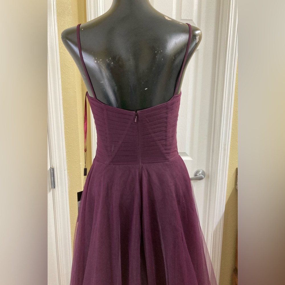 La Femme - 29076 V-Neck Semi-Sheer Bodice Junior Prom Gown NWT Size 6 - Picture 6 of 15